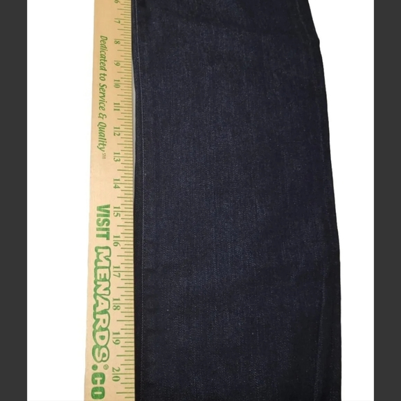 Flying Monkey Black Label Jeans Black and Blue Cropped Stretch sz 25 - Picture 9 of 11